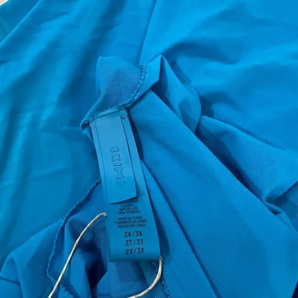 SKIMS MESH TIE SARONG | TURQUOISE skirt size 2X/3x